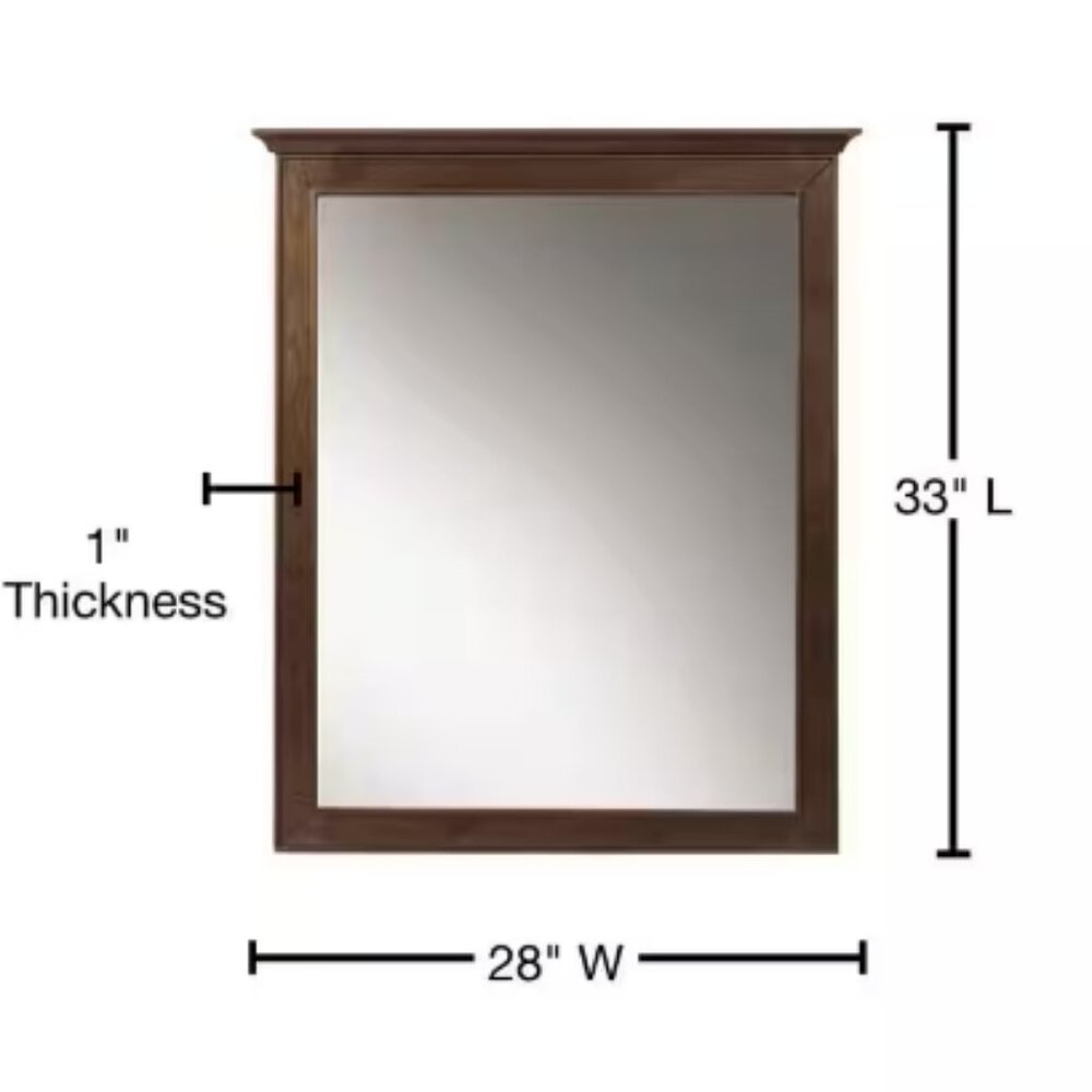 Rectangular Framed vanity Mirror - Brand New